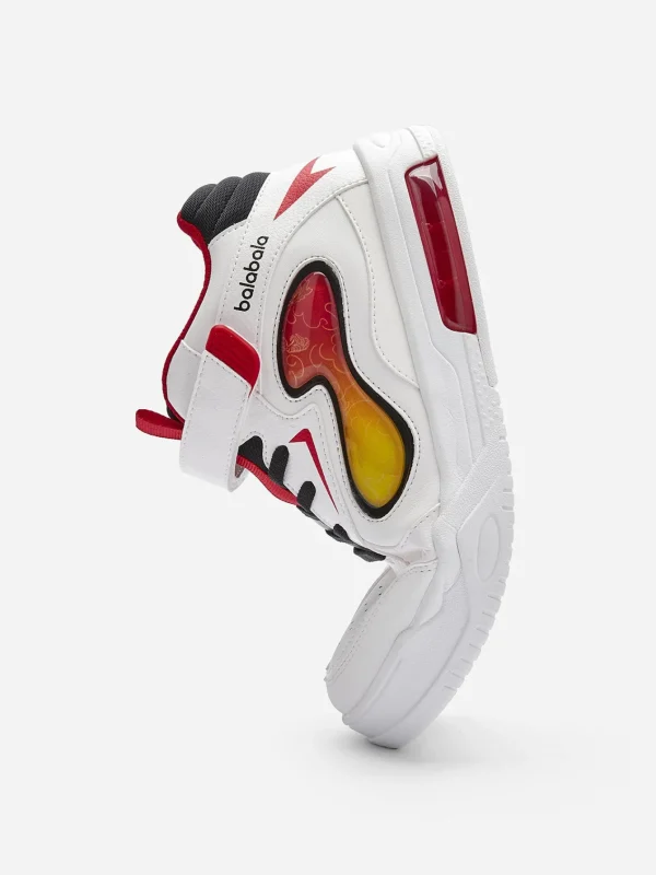 Balabala Sports shoes 2025 spring new Boy sneakers White Red Hot