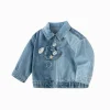 Balabala 2025 Spring New Arrival Baby Boy Denim Casual Jacket Blue Sale