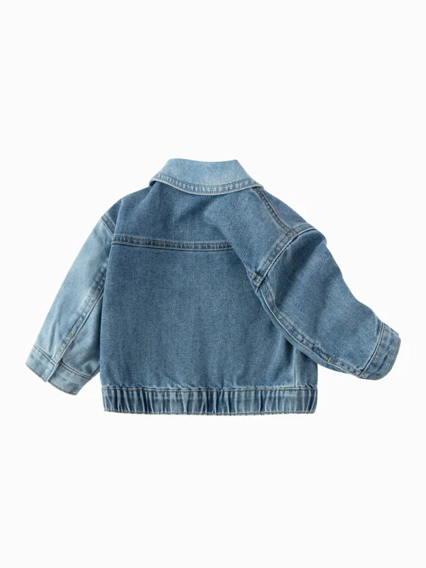 Balabala 2025 Spring New Arrival Baby Boy Denim Casual Jacket Blue Sale