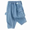 Balabala 2025 Spring New Arrival Boys' Baby Denim Long Pants Blue Shop