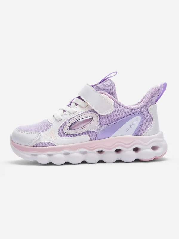 Balabala 2025 Spring New Arrival Girl Kids Jogging Shoes White Purple Best