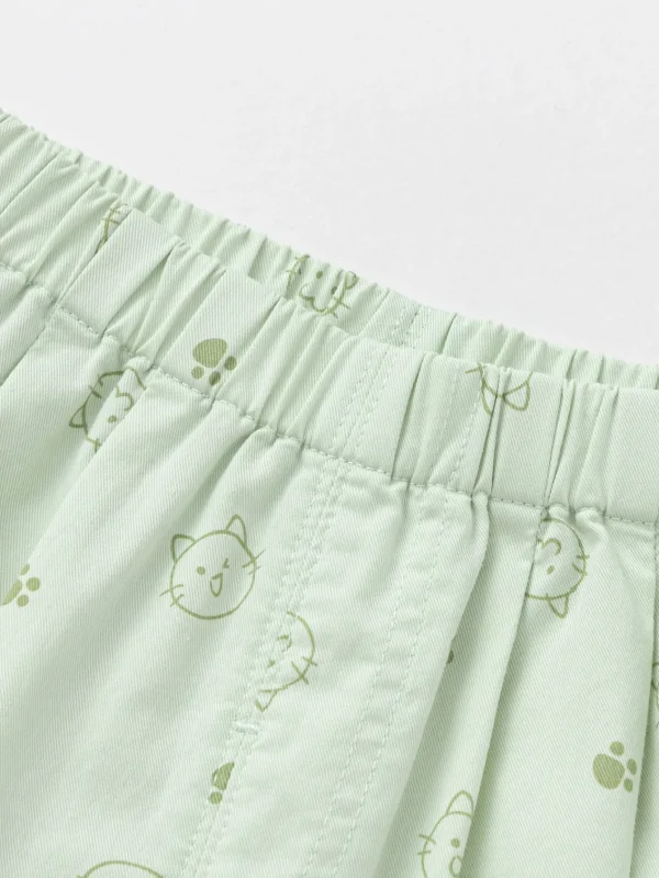 Balabala 2025 Spring New Arrival Girls' Baby Woven Long Pants Store