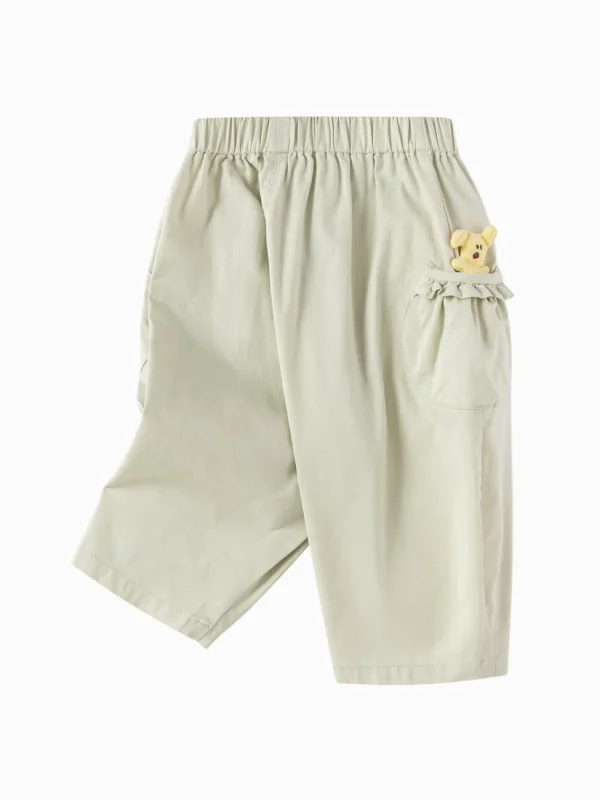 Balabala 2025 Spring New Arrival Girls' Baby Woven Long Pants Store