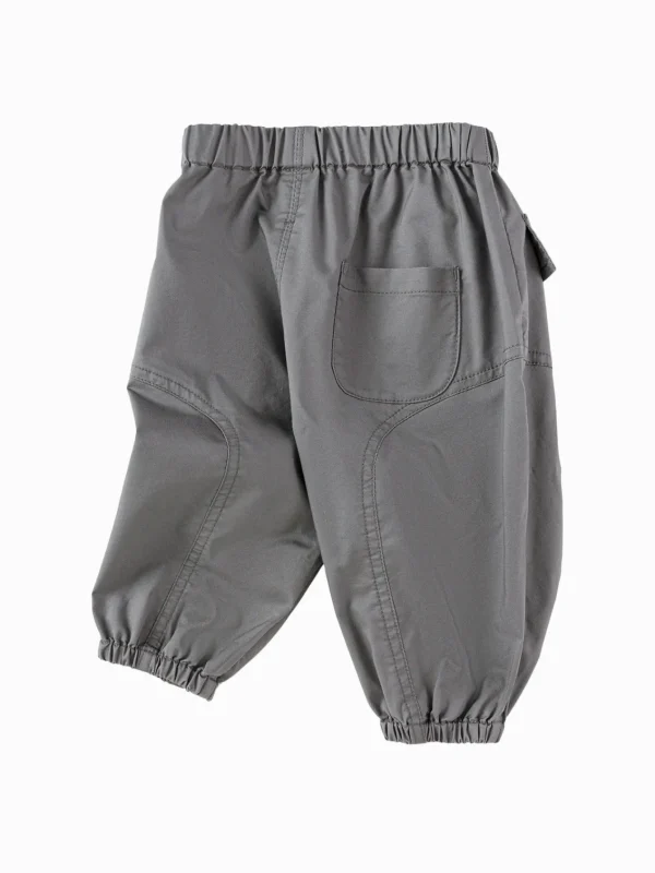 Balabala 2025 Spring New Boy Baby Woven Trousers Medium Gray Flash Sale