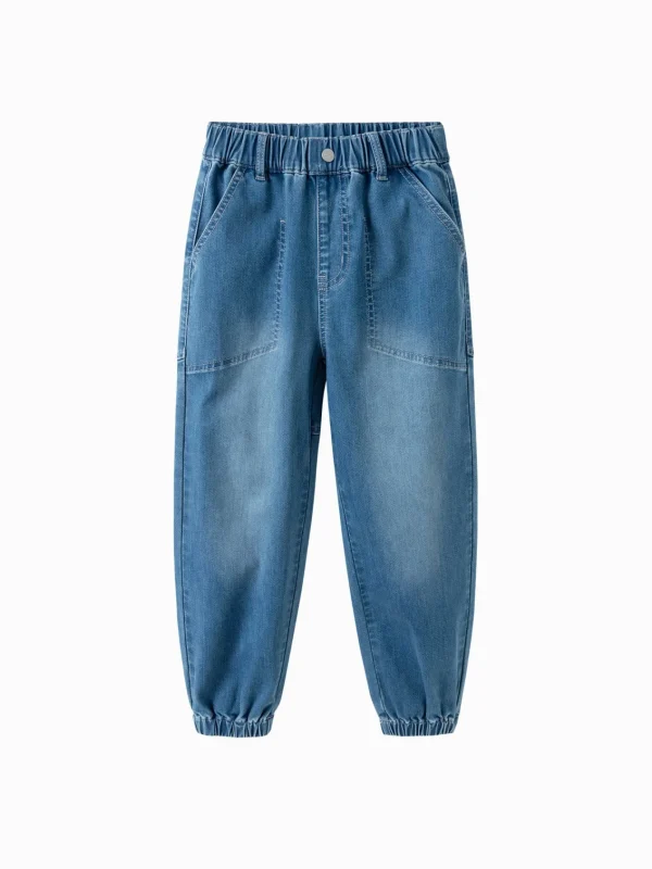 Balabala 2025 Spring New Boy Denim Long Pants Outlet