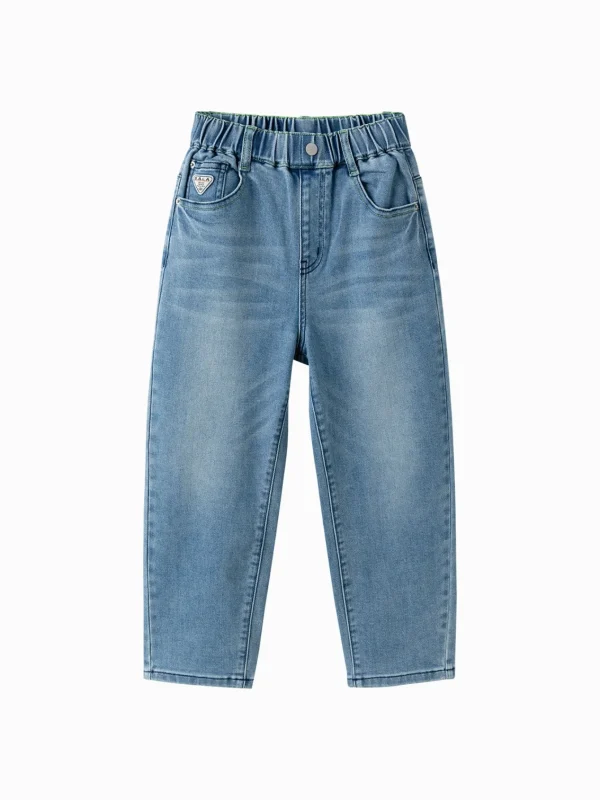 Balabala 2025 Spring New Boy Denim Long Pants Denim Light Blue Sale