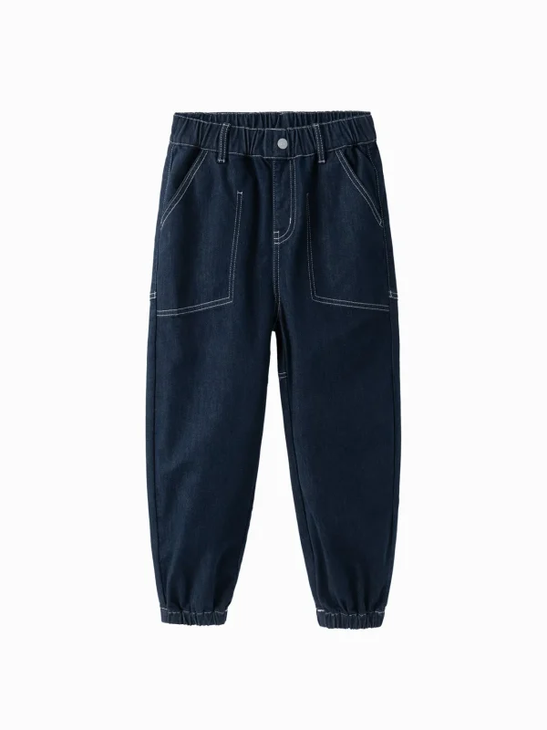 Balabala 2025 Spring New Boy Denim Long Pants Outlet