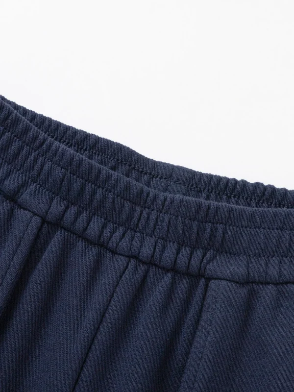Balabala 2025 Spring New Boy Knitted Trousers Dark Blue Discount
