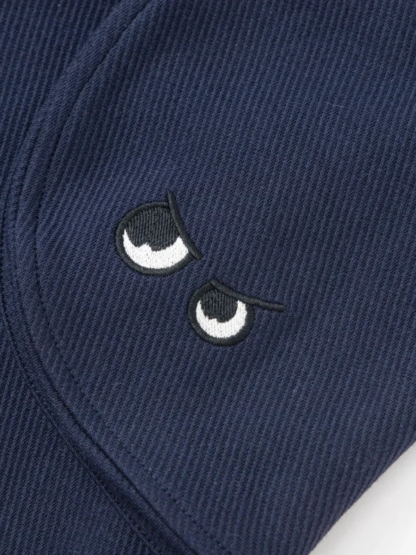 Balabala 2025 Spring New Boy Knitted Trousers Dark Blue Discount