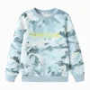 Balabala 2025 Spring New Boy Round Neck Sweatshirt Discount