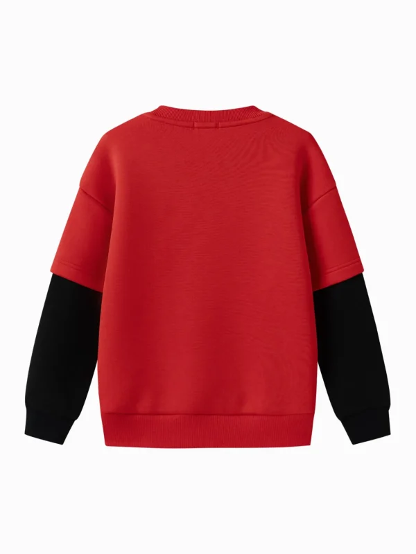 Balabala 2025 Spring New Boy Round Neck Sweatshirt Hot