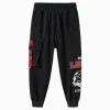 Balabala 2025 Spring New Boys' Pocket Drawstring Sweatpants Black Discount