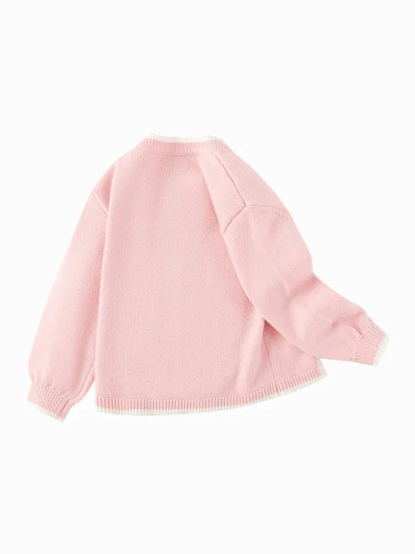 Balabala Sweater 2025 new spring style for Toddler Girls Visions Pink Store