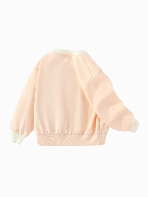 Balabala Sweatshirt 2025 spring new arrivals girls' Toddlers round neck sweatshirt New