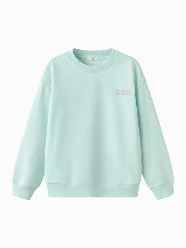 Balabala Sweatshirt 2025 Spring New Boy Girls Round Neck Sweatshirt Fashion