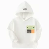 Balabala Sweatshirt New Spring 2025 Toddler Boys Hooded Sweatshirt Off-white Cheap