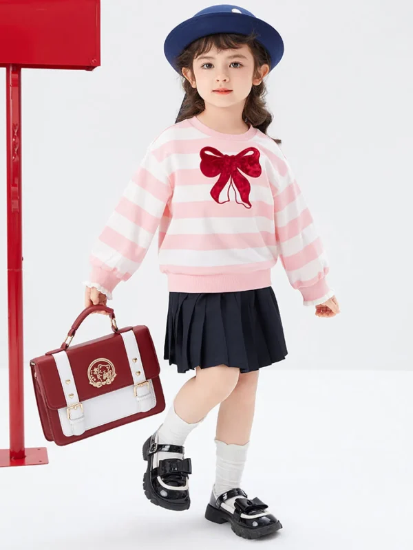 Balabala Toddler Girl Accdemic Sweet Long Sleeve Suit208322104015 Online