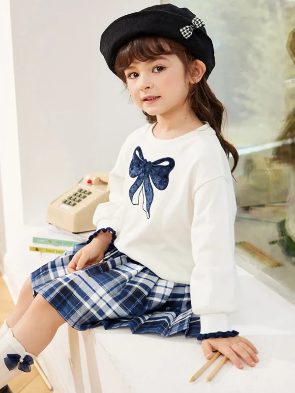 Balabala Toddler Girl Accdemic Sweet Long Sleeve Suit208322104015 Online