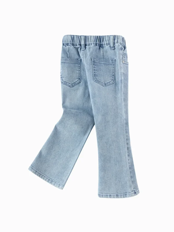 Balabala Trousers 2025 spring new Girl children's denim long pants Best