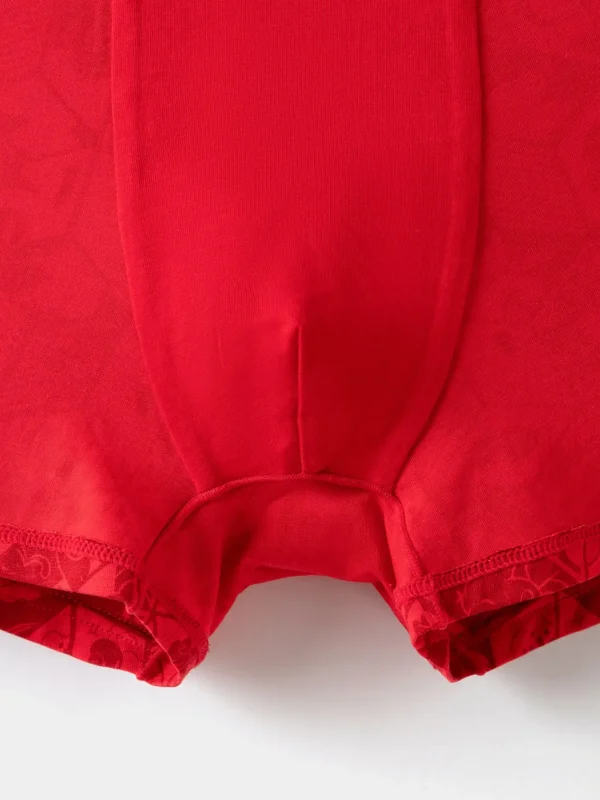 Balabala Underwear 2025 Spring New Boy Boxer Shorts Red Gray Store