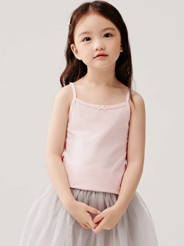 Balabala Underwear 2025 Spring New Girl Underwear Vest Red Best