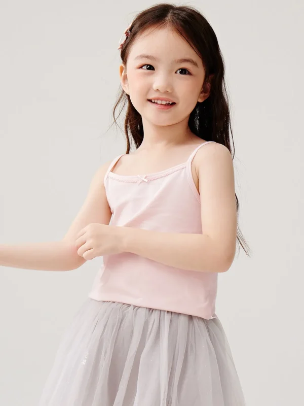 Balabala Underwear 2025 Spring New Girl Underwear Vest Red Best