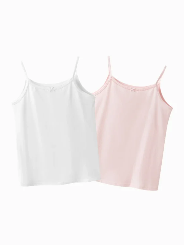 Balabala Underwear 2025 Spring New Girl Underwear Vest Red Best
