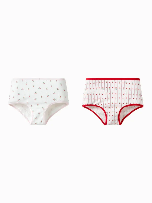 Balabala Underwear 2025 Spring New Style Girl Briefs Red White Online