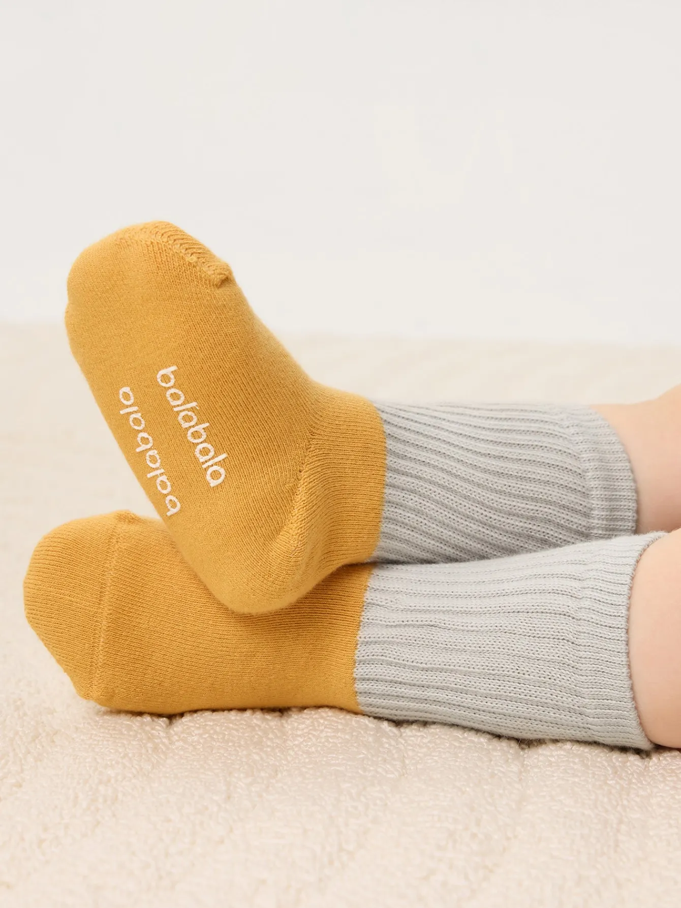 unisex_baby_and_toddler_contrast_cuff_multicolor_socks_14.webp Balabala Unisex Baby And Toddler Contrast Cuff Multicolor Socks Discount