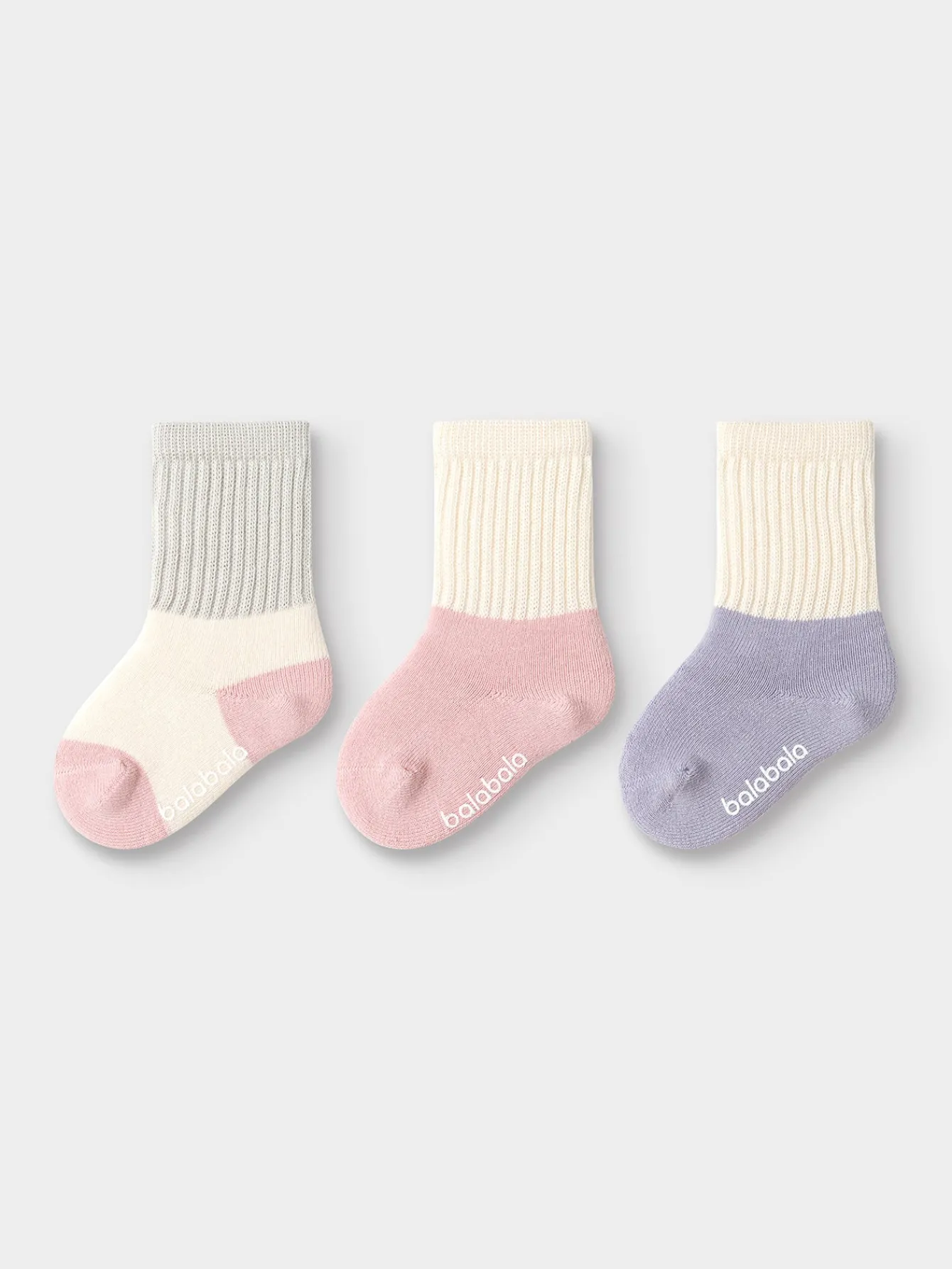 unisex_baby_and_toddler_contrast_cuff_multicolor_socks_6.webp Balabala Unisex Baby And Toddler Contrast Cuff Multicolor Socks Discount