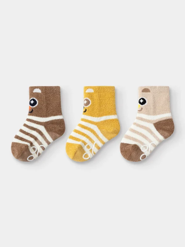 Balabala Unisex Baby And Toddler Multicolor Expression Socks Hot
