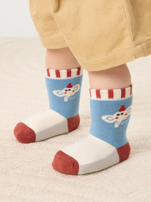 Balabala Unisex Baby And Toddler Warm Animal Print Socks Outlet