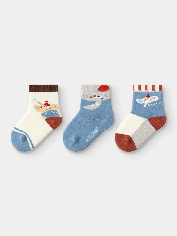 Balabala Unisex Baby And Toddler Warm Animal Print Socks Outlet
