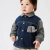 Balabala Unisex Baby Clothes Elephant Casual Clothes Denim Dark Blue New