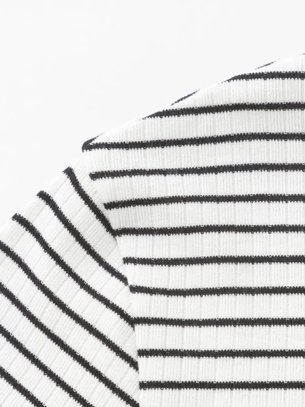 Balabala Unisex Home Stripes Underwear White Black Hue Flash Sale