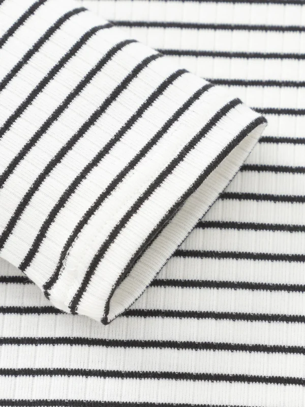 Balabala Unisex Home Stripes Underwear White Black Hue Flash Sale