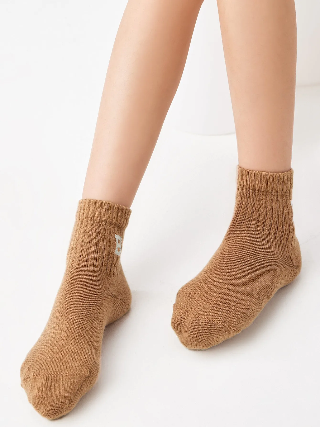 Balabala Unisex Toddler And Kid Stretch Maillard Color Socks Hot