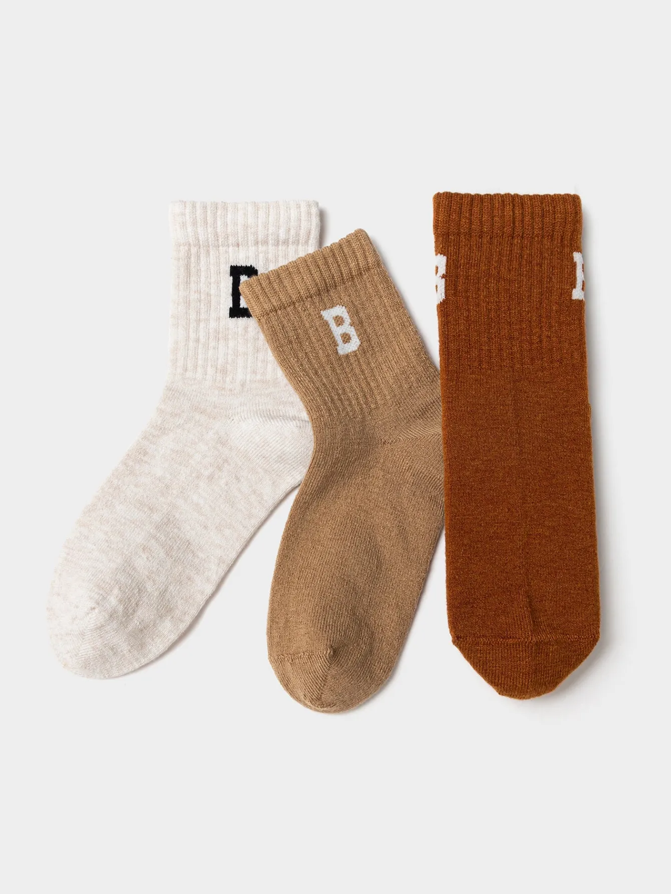 Balabala Unisex Toddler And Kid Stretch Maillard Color Socks Hot